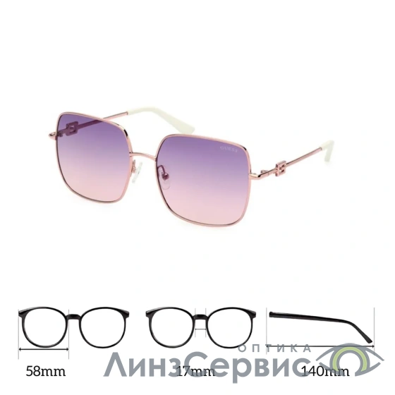 солнцезащитные очки guess 7906-h 28z  в салоне ЛинзСервис
